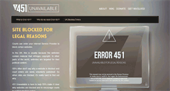 Desktop Screenshot of 451unavailable.org